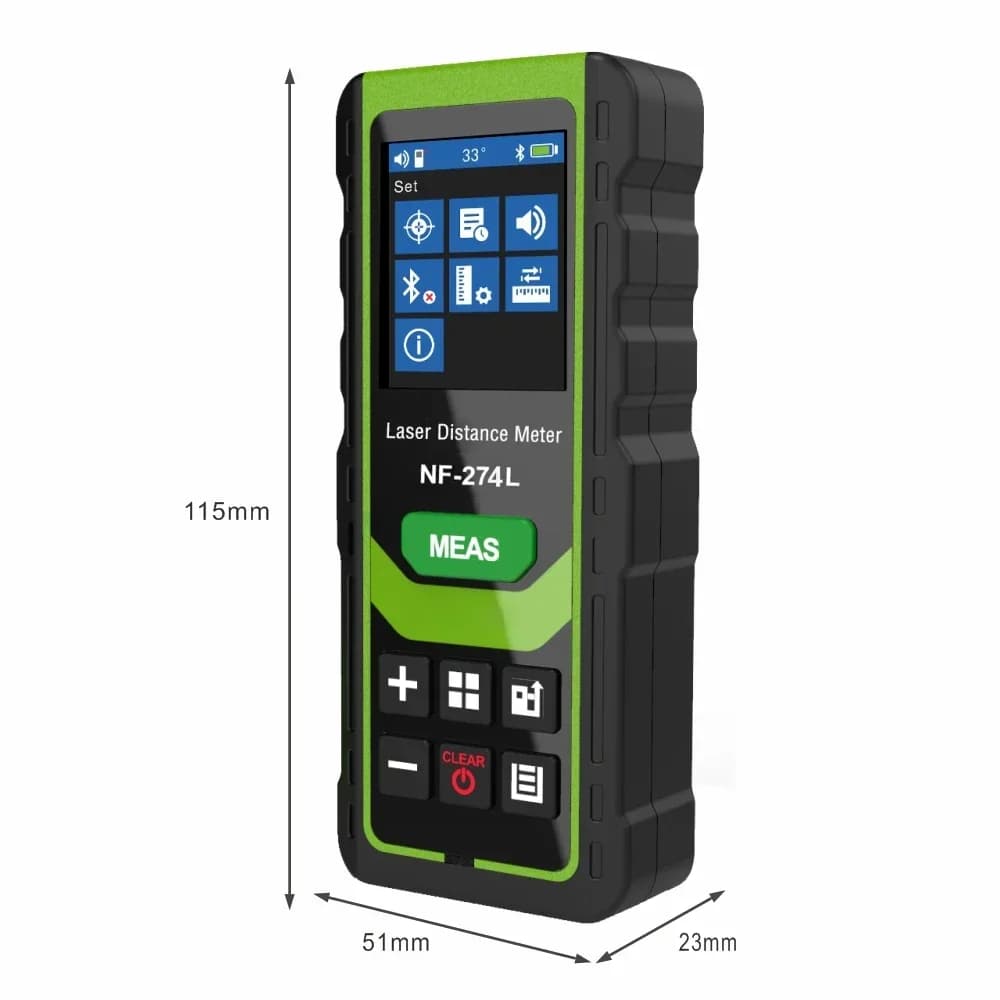Télémètre laser NF-274L rechargeable 100m - Outil de mesure distance pour chasse et pêche