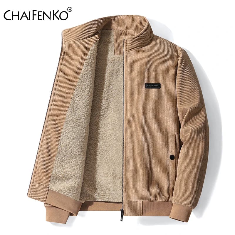 Veste polaire épaisse homme 2025 - Hiver chaud coupe-vent - Veste extérieure classique décontractée