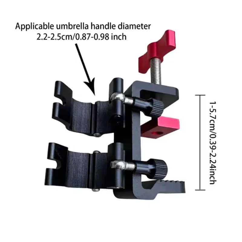 Support parapluie épaissi pour chaise de pêche - Support robuste pour plateforme de pêche extérieure