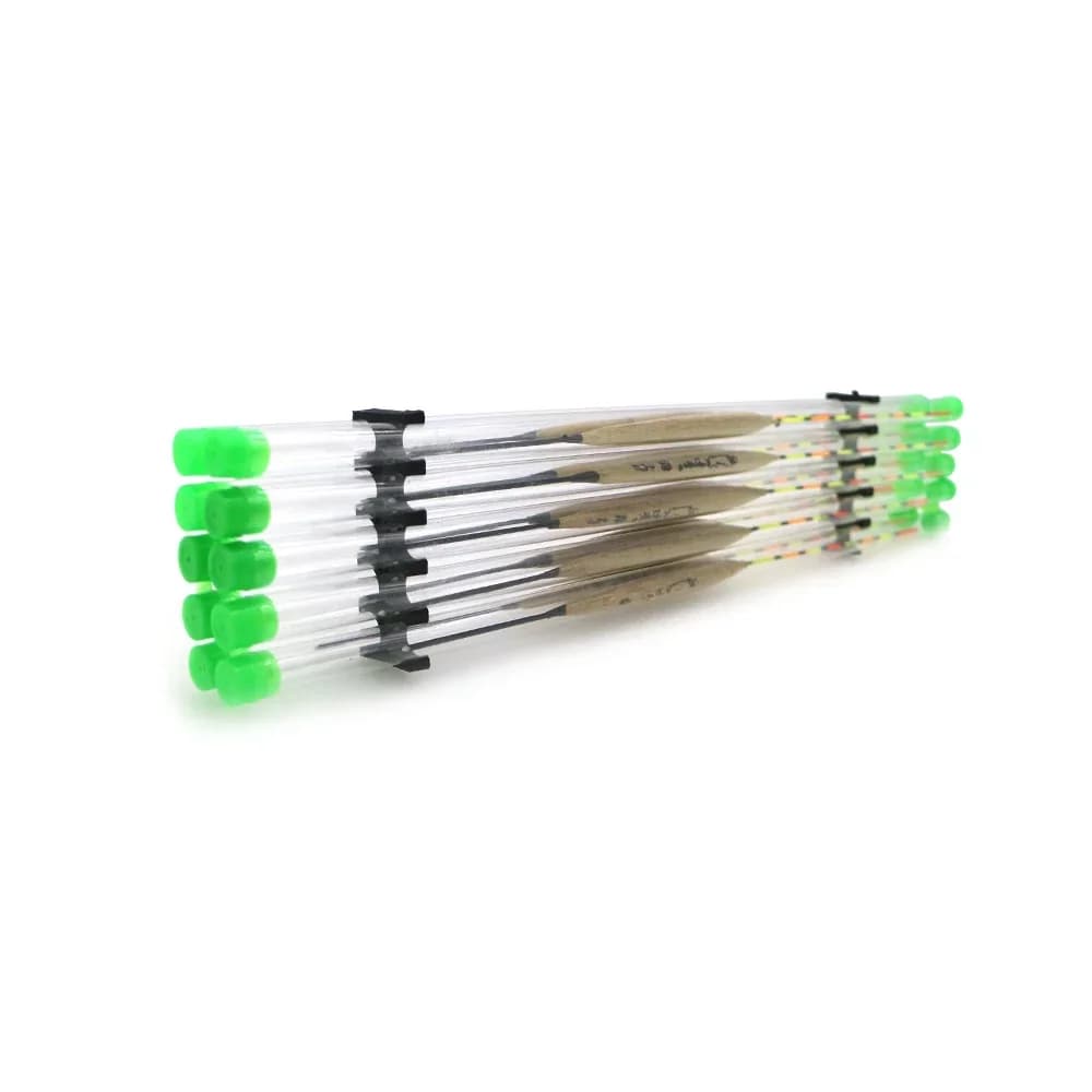 10 flotteurs balsa pour pêche eau peu profonde et glace - Flotteurs bois légers accessoires pêche