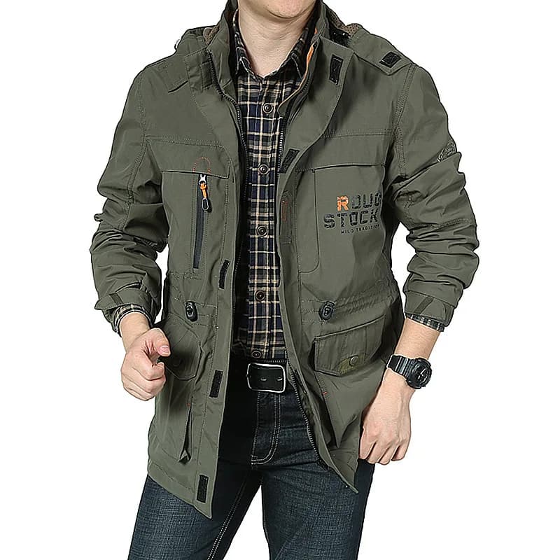 Veste business casual 2024 homme - Manteau sport coupe-vent léger printemps escalade