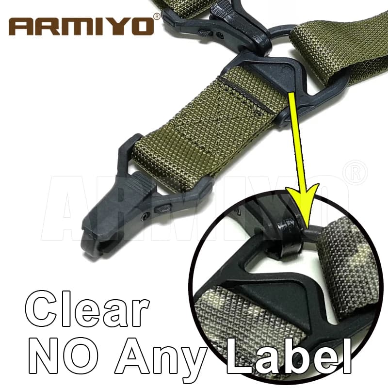 Sling Armiyo Mission S2 S3 S4 réglable - Bande d'épaule nylon chasse pêche sac transport