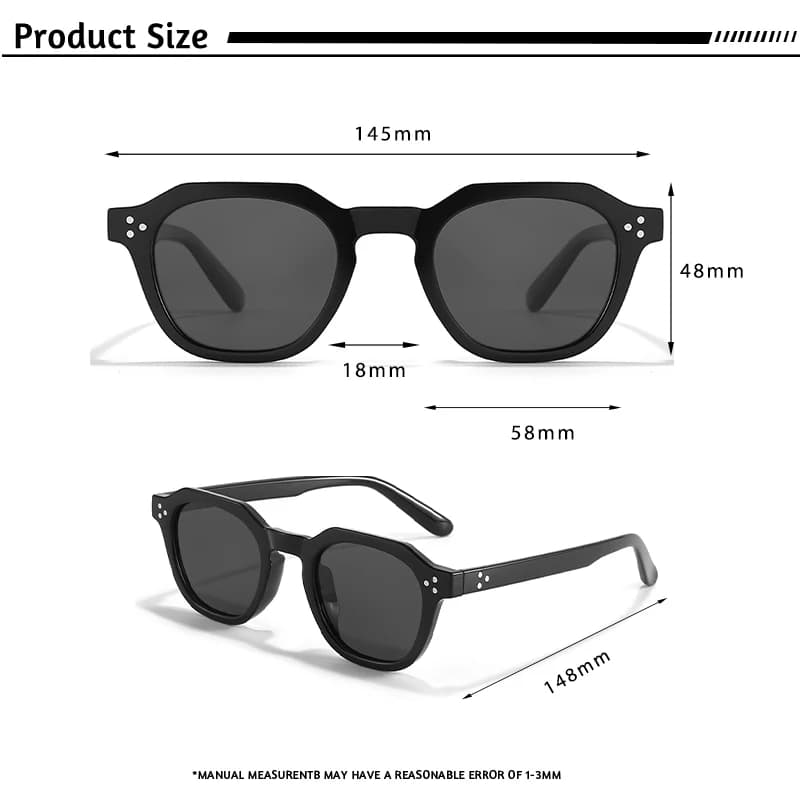 Lunettes de soleil polarisées TR90 pour pêche - Monture ultralégère et résistante à l'eau salée