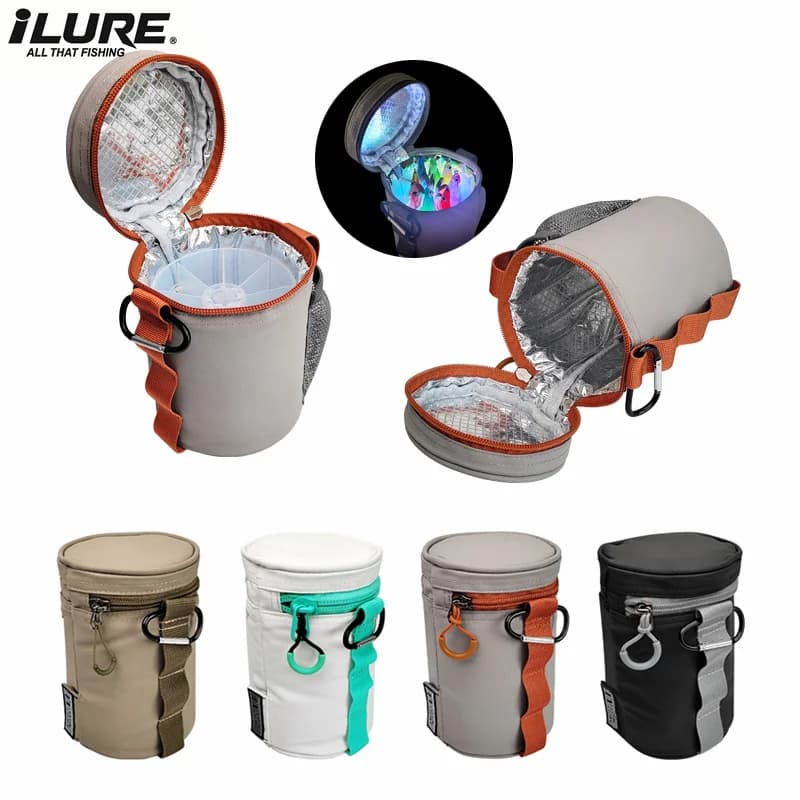Boîte de rangement UV pour leurres de pêche - étui rigide pour jigs métal et leurres souples