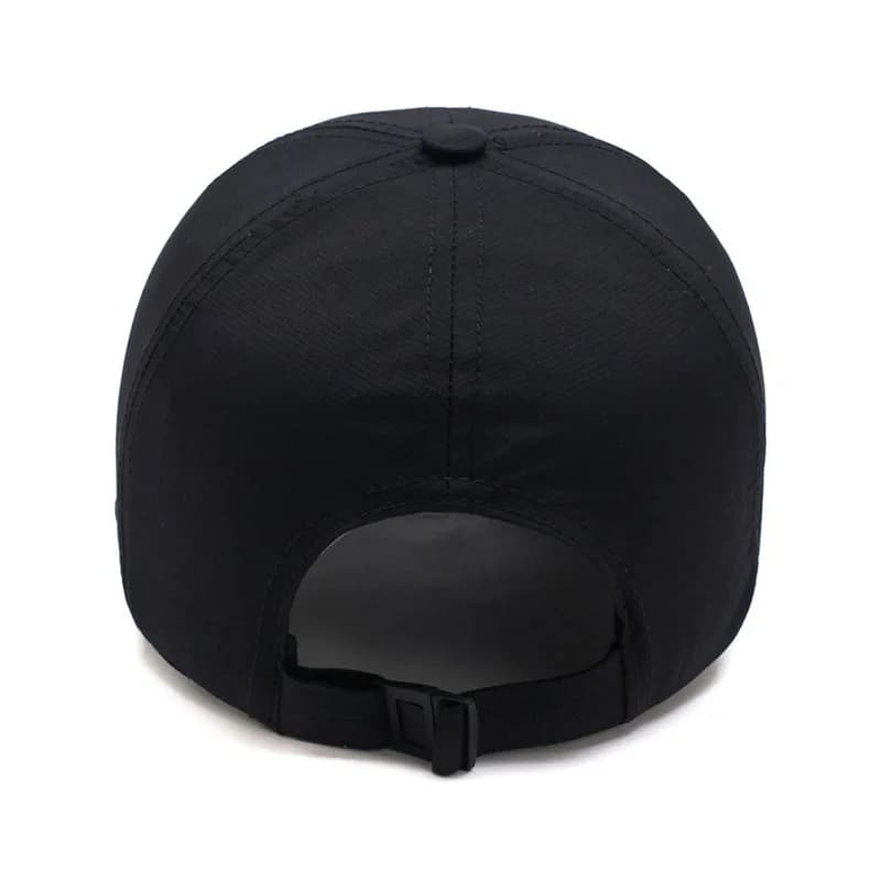 Casquette baseball sport unie protection solaire - Pour pêche rapide séchage bouton pression adulte