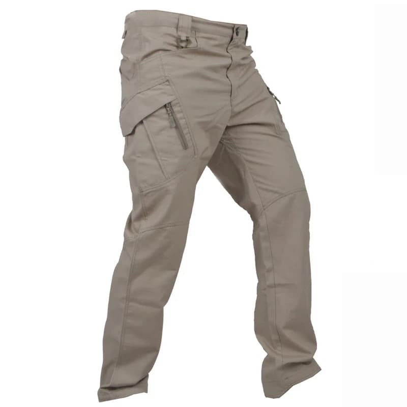 Pantalon cargo taille plus respirant - Imperméable multi-poches pour pêche