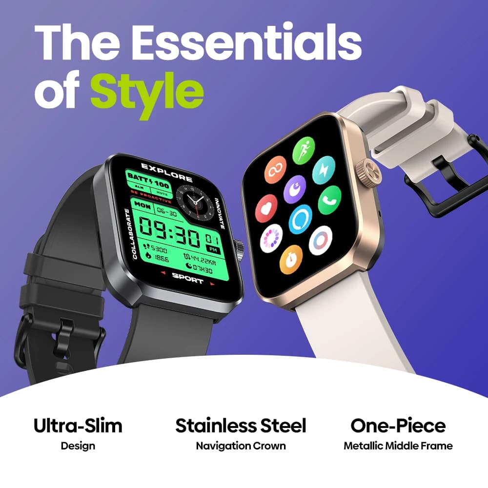 Smartwatch Zeblaze Beyond 3 Plus GPS - Écran AMOLED 1.78'', Alexa intégrée, appels, étanche 3ATM