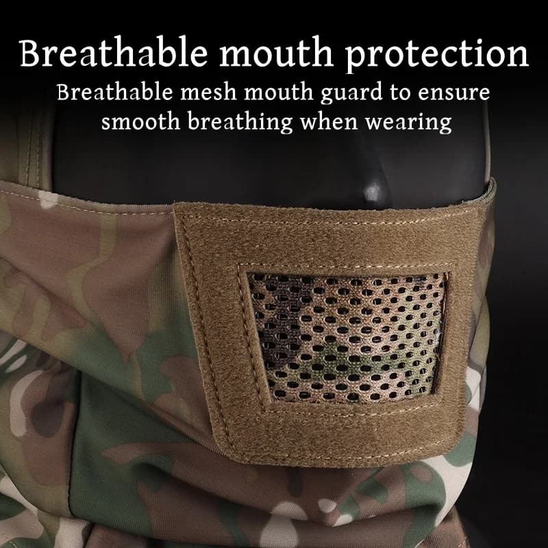 Masque airsoft extérieur protection intégrale homme pêche sport cyclisme équipement chevalier