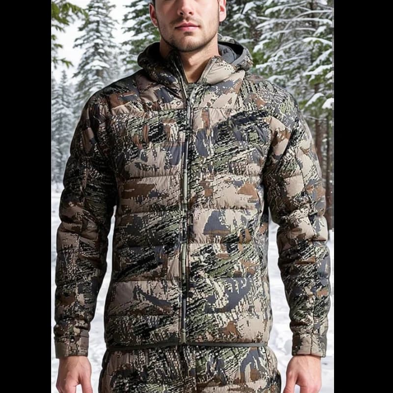 Veste camouflage pêche hiver homme Kelvin Light - Combinaison technique chasse et pêche doublée