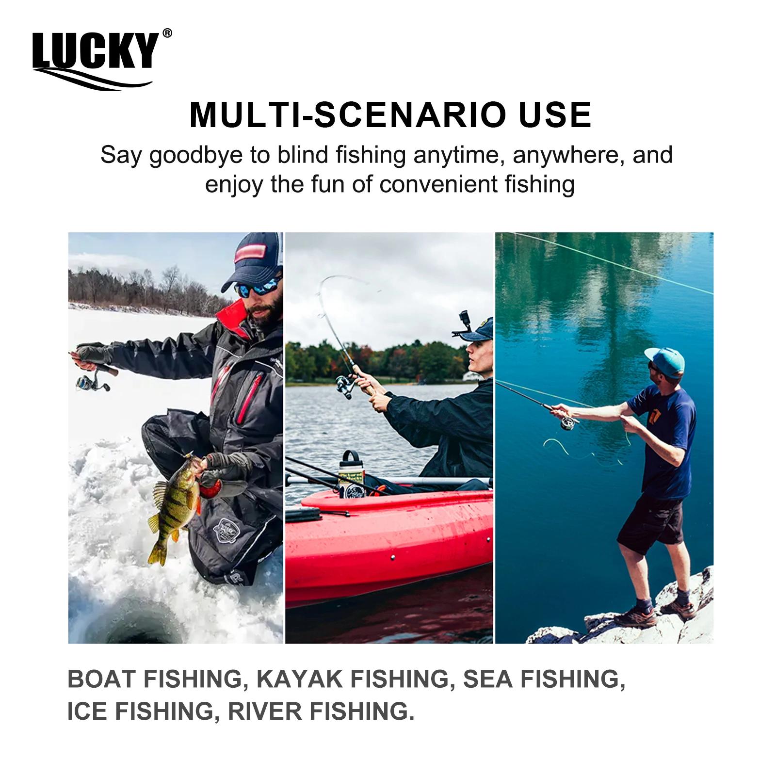 Caméra sous-marine Lucky vision nocturne pour pêche - Écran LCD 4.3" pour observation poissons en direct