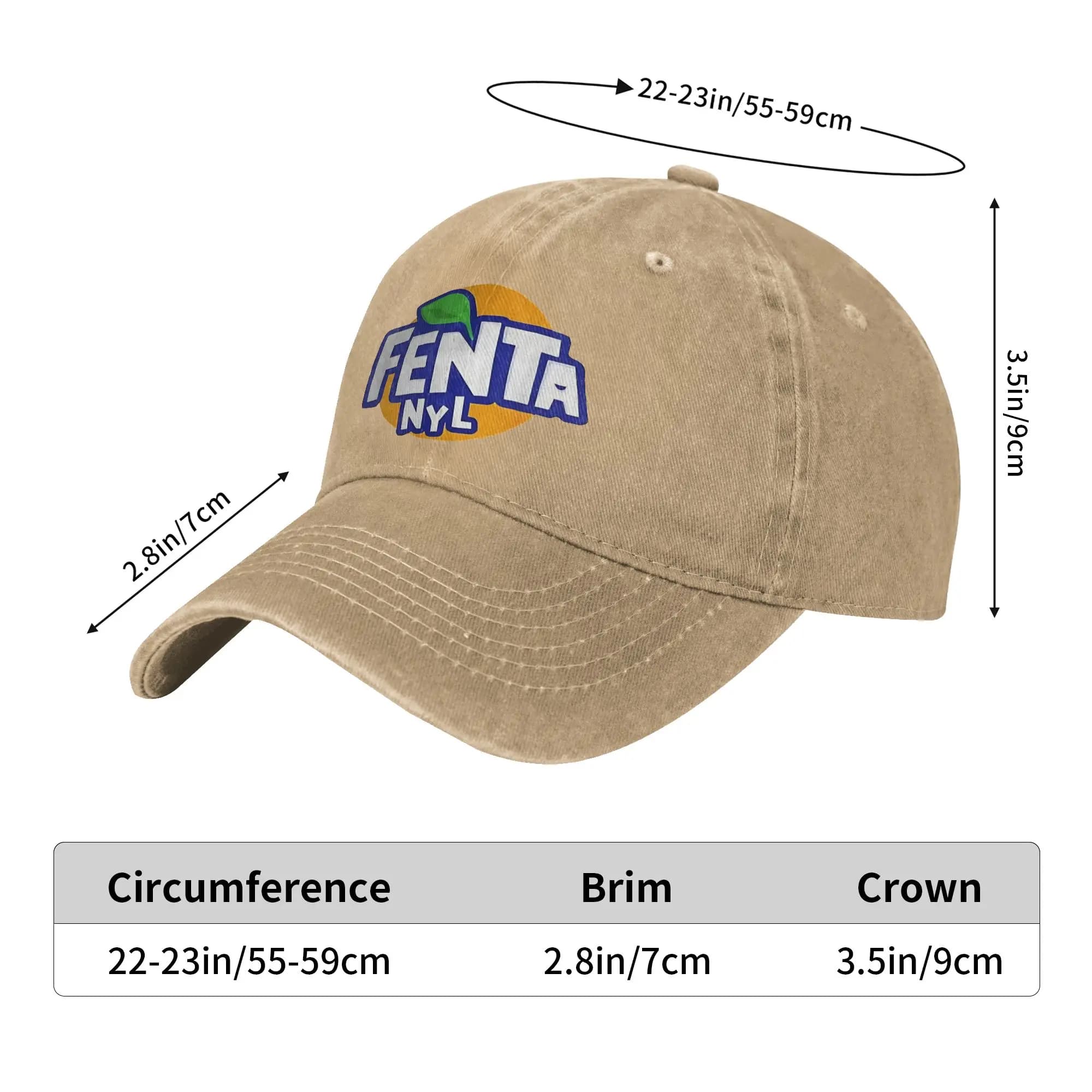 Casquette Baseball Vintage F-Fenta NYL - Unisexe Pêche Chasse Camping Protection Solaire