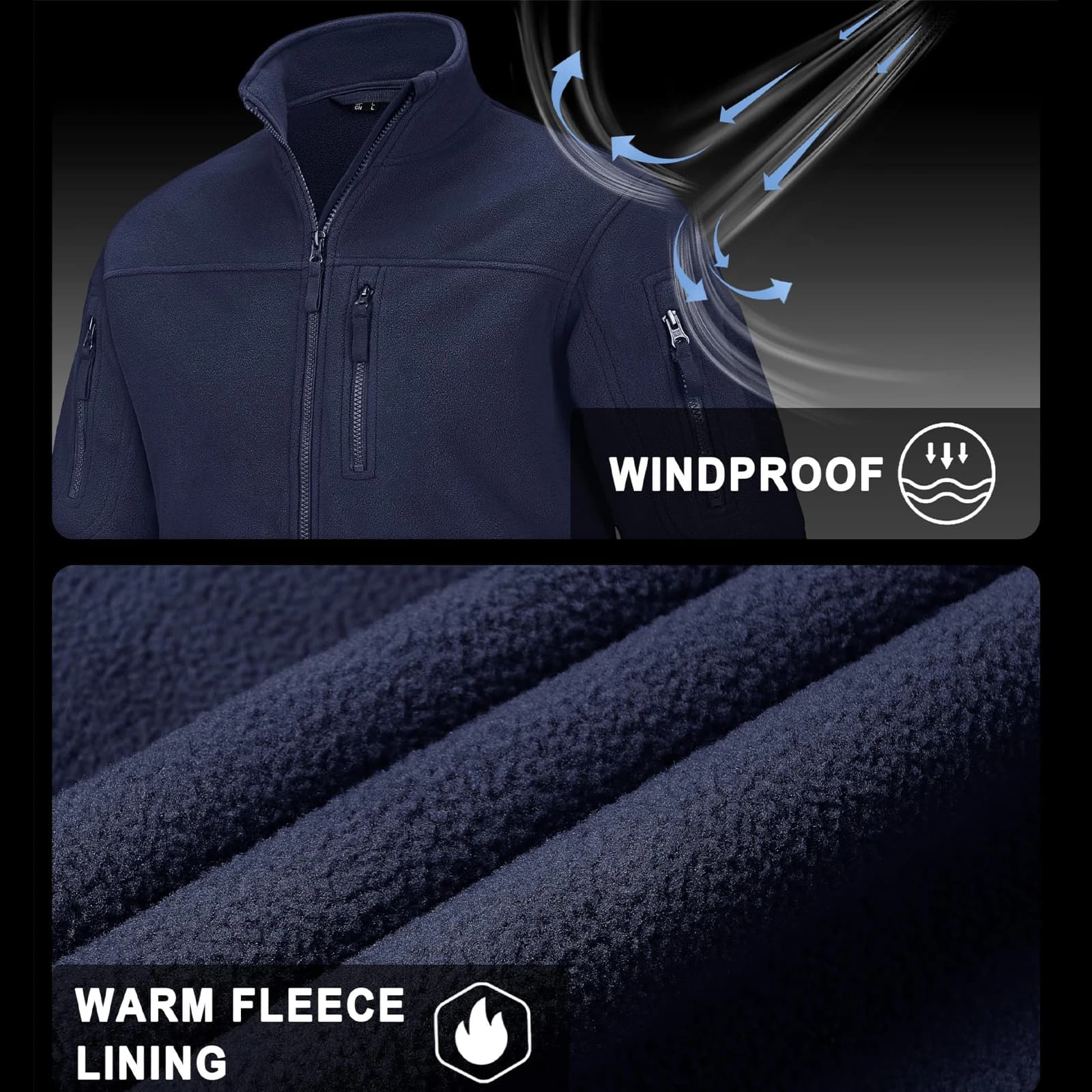 Veste safari thermique pêche hiver - Vêtement technique chaud pour pêche extrême