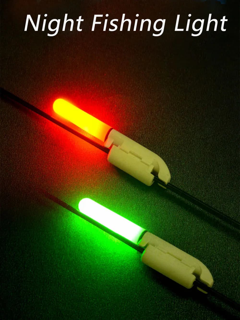 Lampe de canne à pêche lumineuse LED CR425 étanche amovible pour pêche de nuit et rockfishing