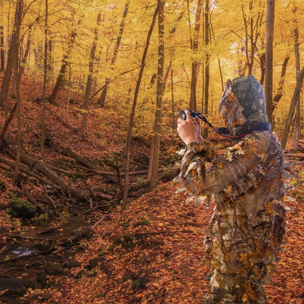 Costume ghillie camouflage jungle stealth - Tenue discrète airsoft pêche chasse battle royale