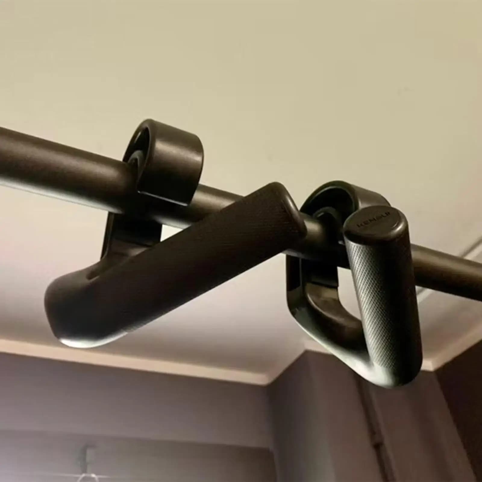 Poignées câble machine 2 pièces - Attachement non glissant pour barres et élastiques - Accessoire musculation pêche
