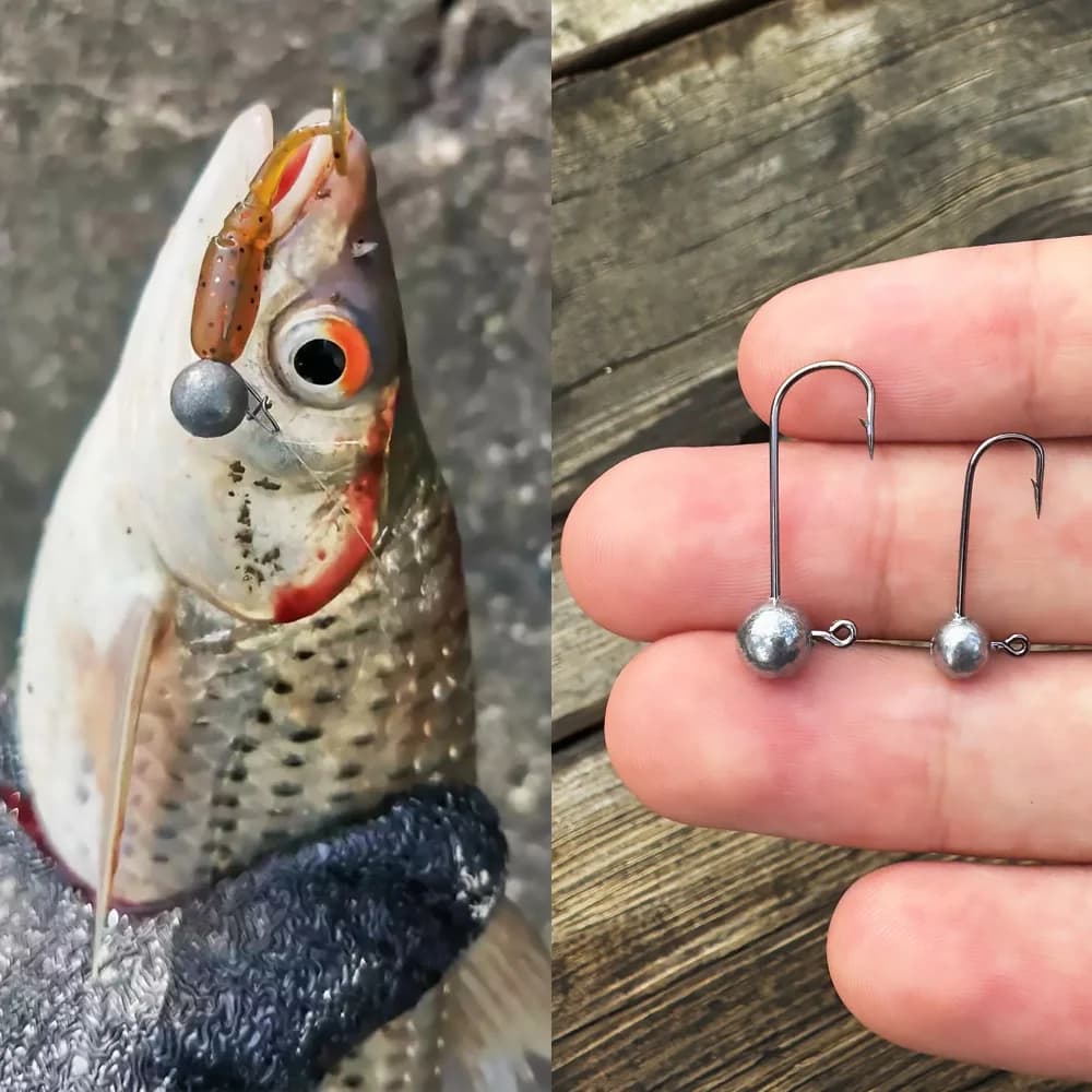 Kit hameçons métalliques Jig Head 1g à 10g - 5 à 20 pièces pour pêche au leurre souple
