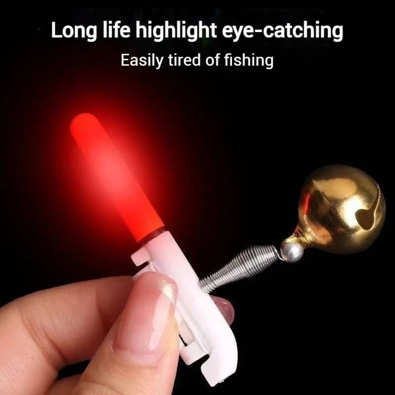 Alarme électronique LED 5 pièces pour pêche de nuit - Indicateur de touche avec bâton CR425