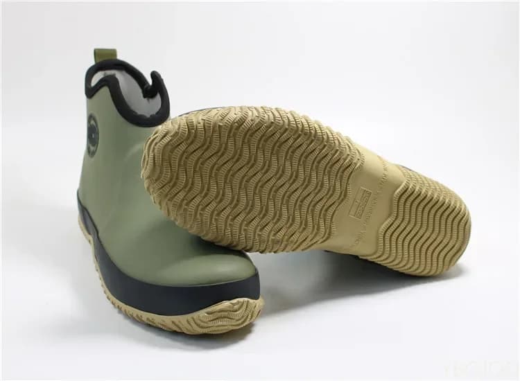 Bottes de pluie homme 2022 cheville étanches pêche loisirs extérieurs enfiler facile
