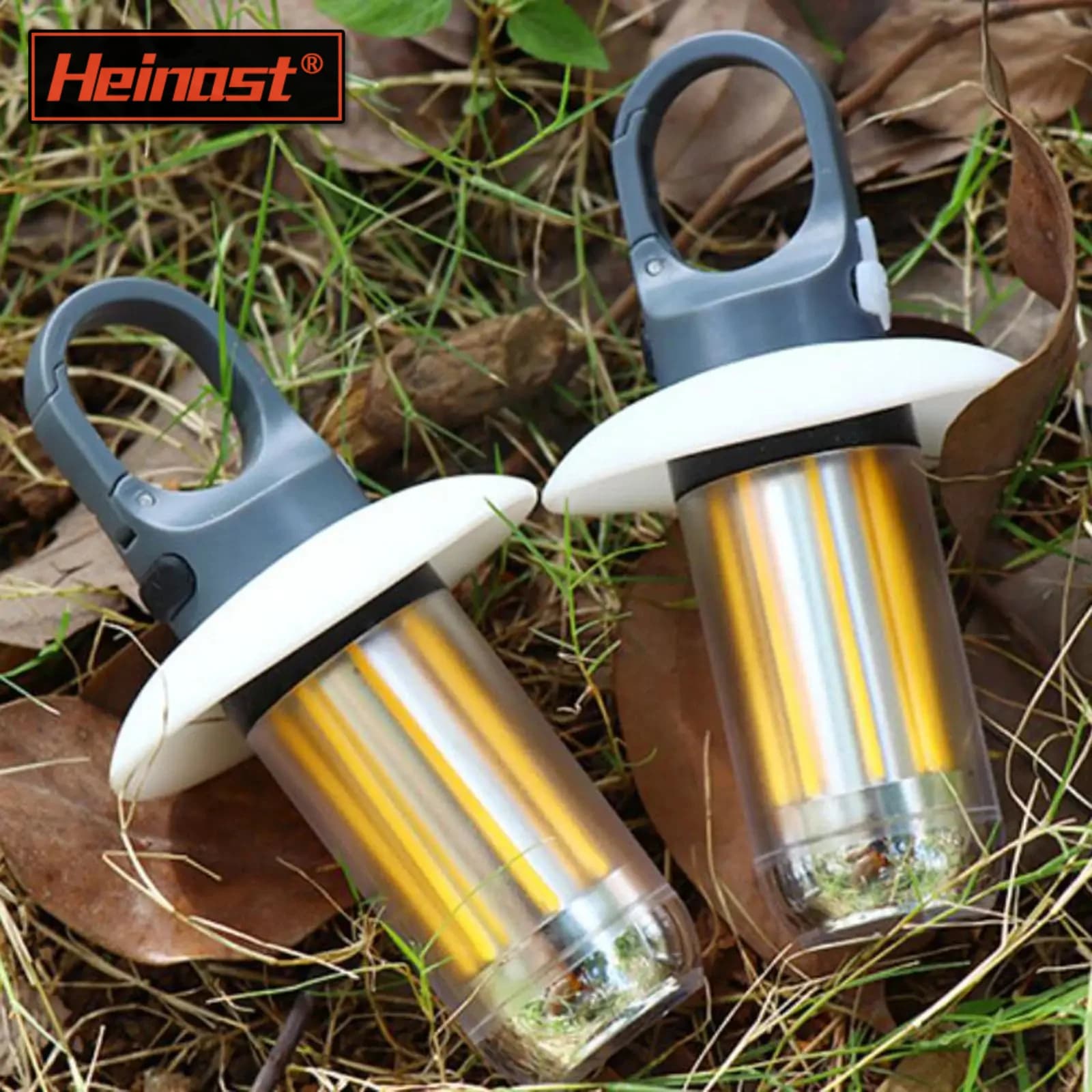 Lampe de camping rechargeable Heinast 5 modes, torche légère pour tente, randonnée, pêche nocturne et patio