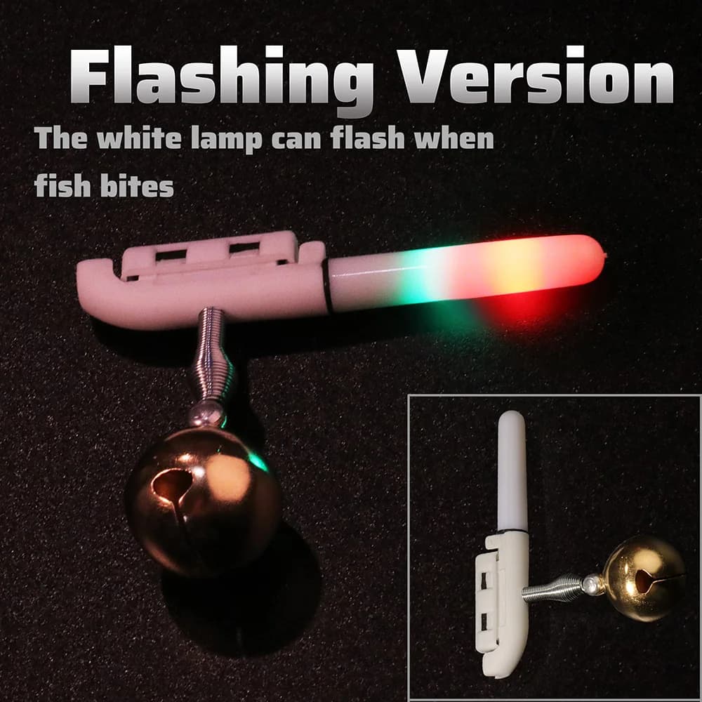 Alarme de touche lumineuse Fish Bite avec chargeur USB et capteur CR425 pour pêche nocturne