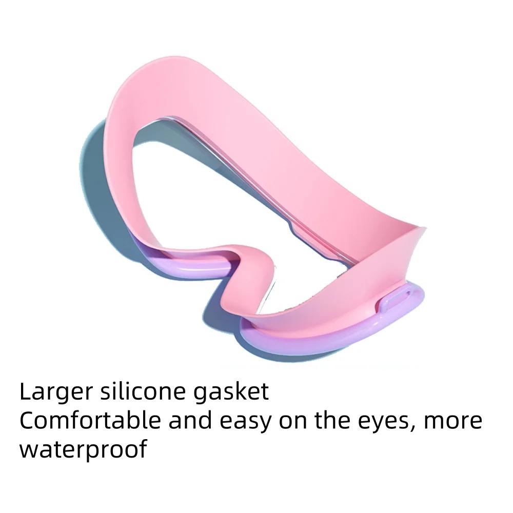 Lunettes de natation grand cadre avec bouchons d'oreilles pour pêcheurs adultes