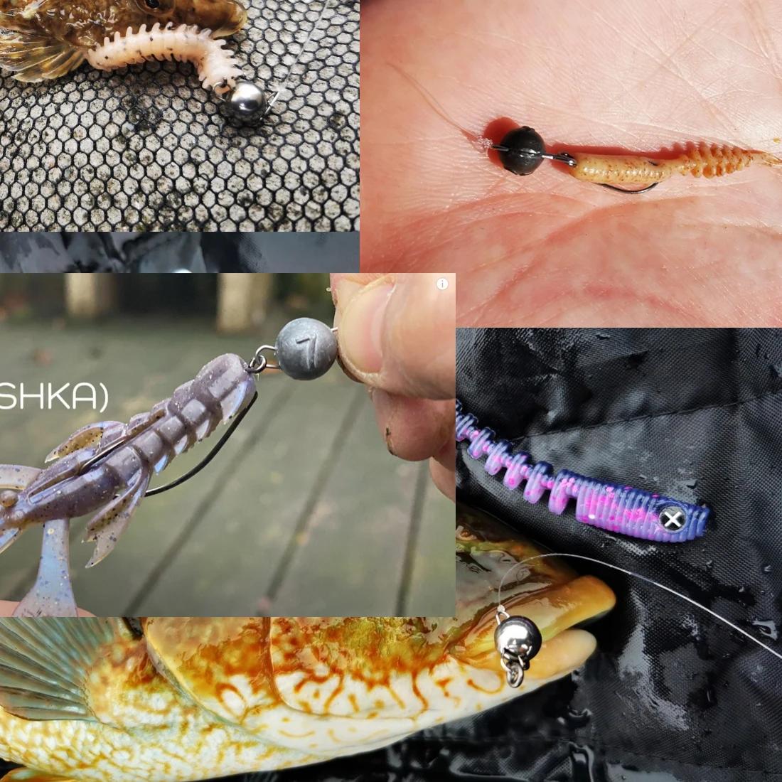 Plombs Cheburashka 9KM 10 pièces avec connecteur - Sinkers pour pêche freshwater précise