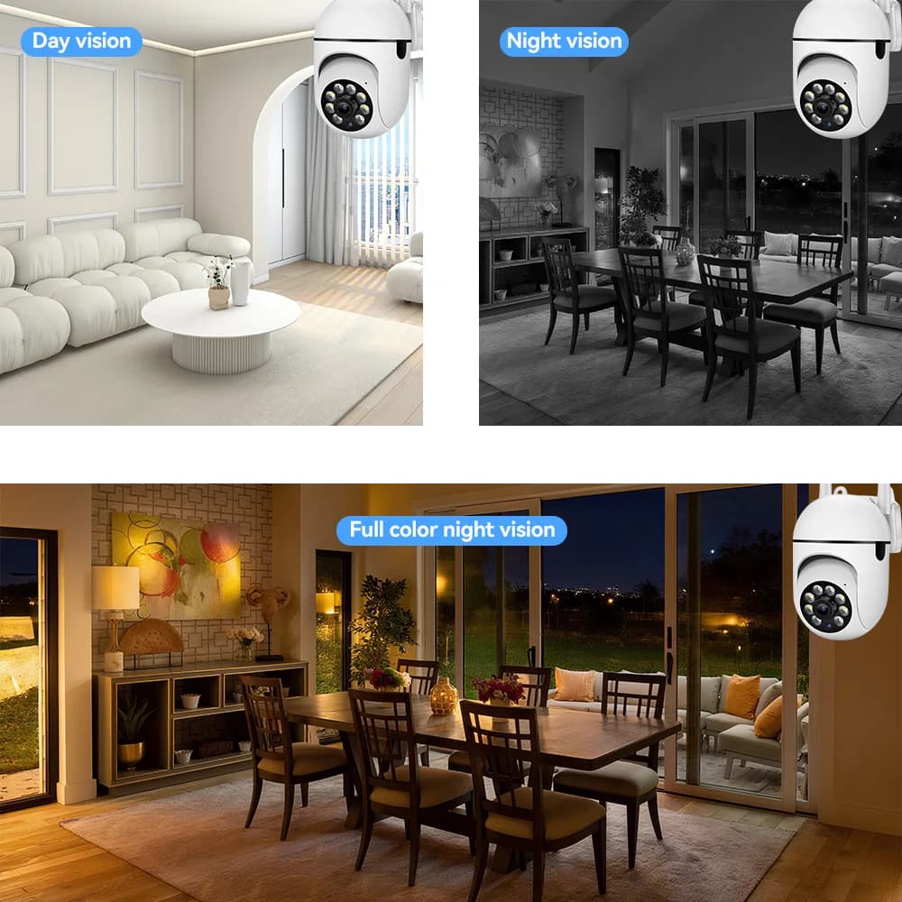 Caméra surveillance wifi O-Kam pro 8MP - Détection humaine zoom 4x alarme lumineuse sans pub application