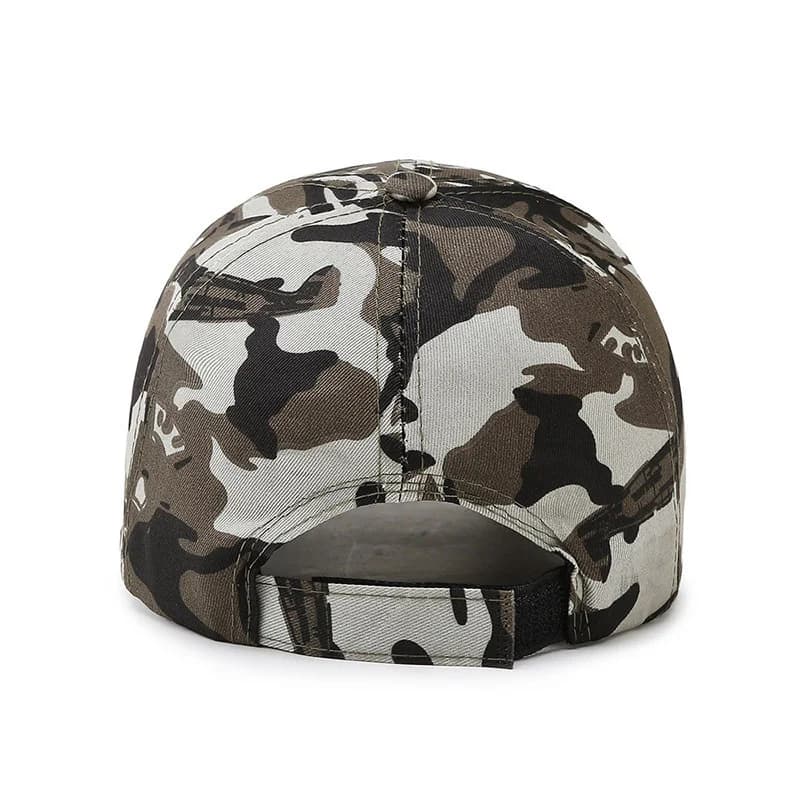 Casquette ajustable camouflage pêche été - Protection solaire camping randonnée pêche