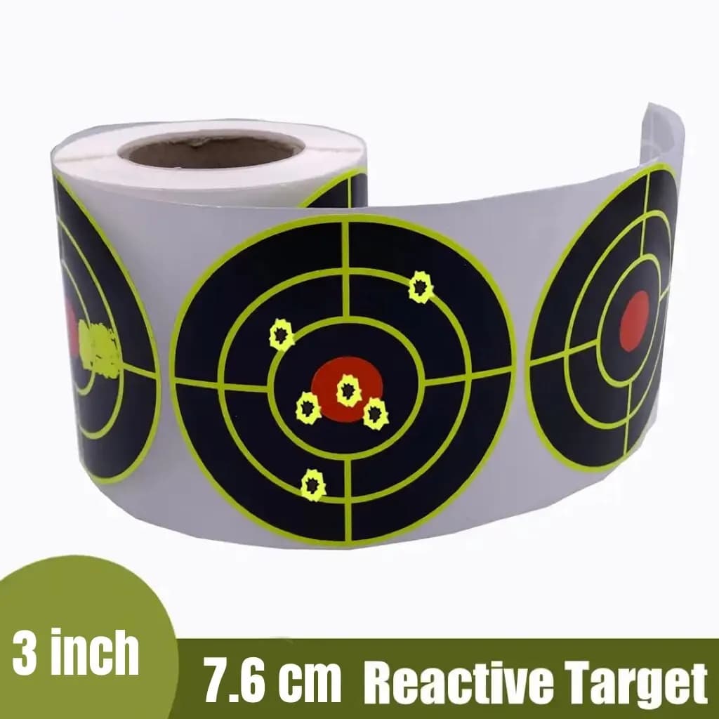 Autocollants cible de tir 200 pièces réactifs - Accessoire pêche et chasse entraînement pratique