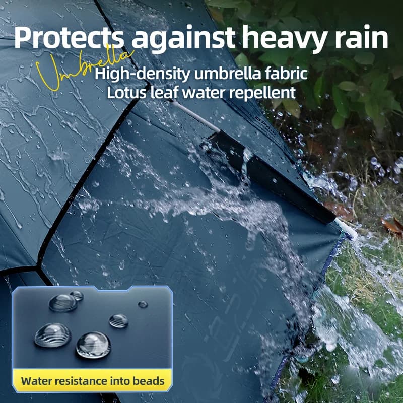 Parapluie de pêche télescopique YUZHIYUAN protection UV 50+ pliable avec ancre sable voyage