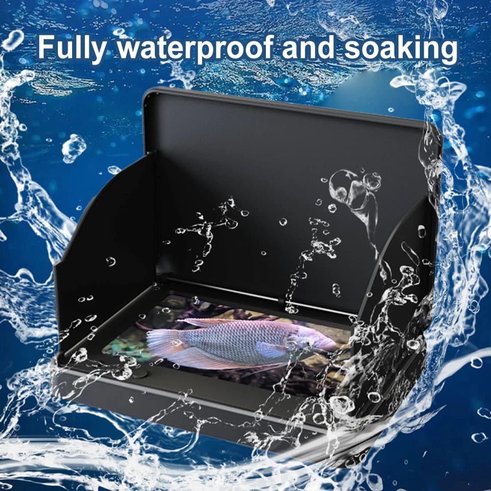 Caméra sous-marine IP68 écran 4,3 pouces moniteur vidéo poissons câble 15/20/30m batterie 5000mAh vision nocturne HD