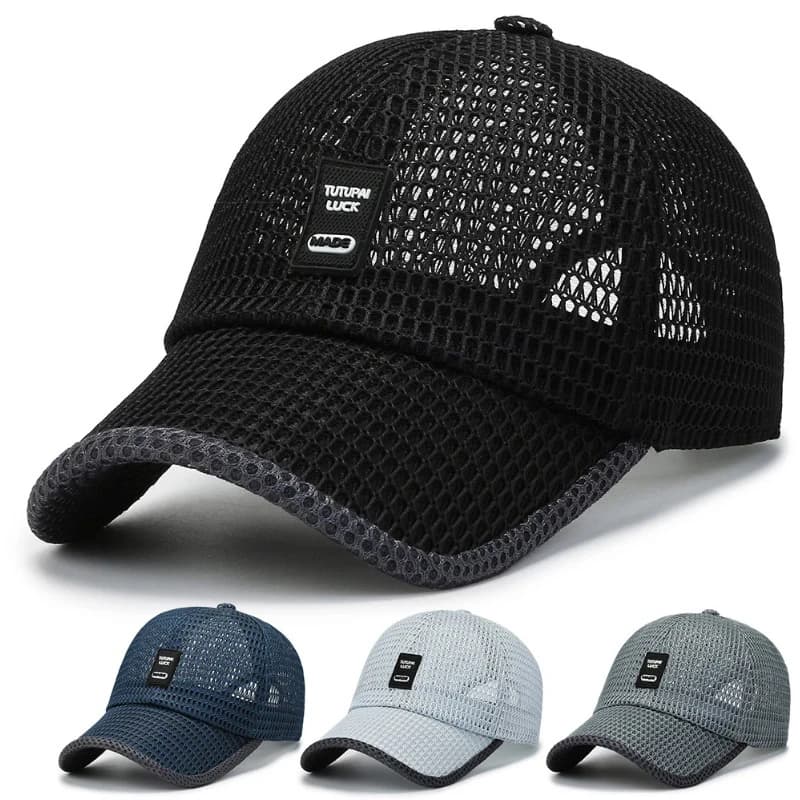 Casquette trucker pêche mesh NORTHWOOD - Casquette baseball respirante pour pêche été snapback