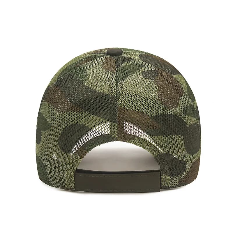 Casquette mesh été pêche noir blanc unisexe protection sol sport extérieure homme femme fishing