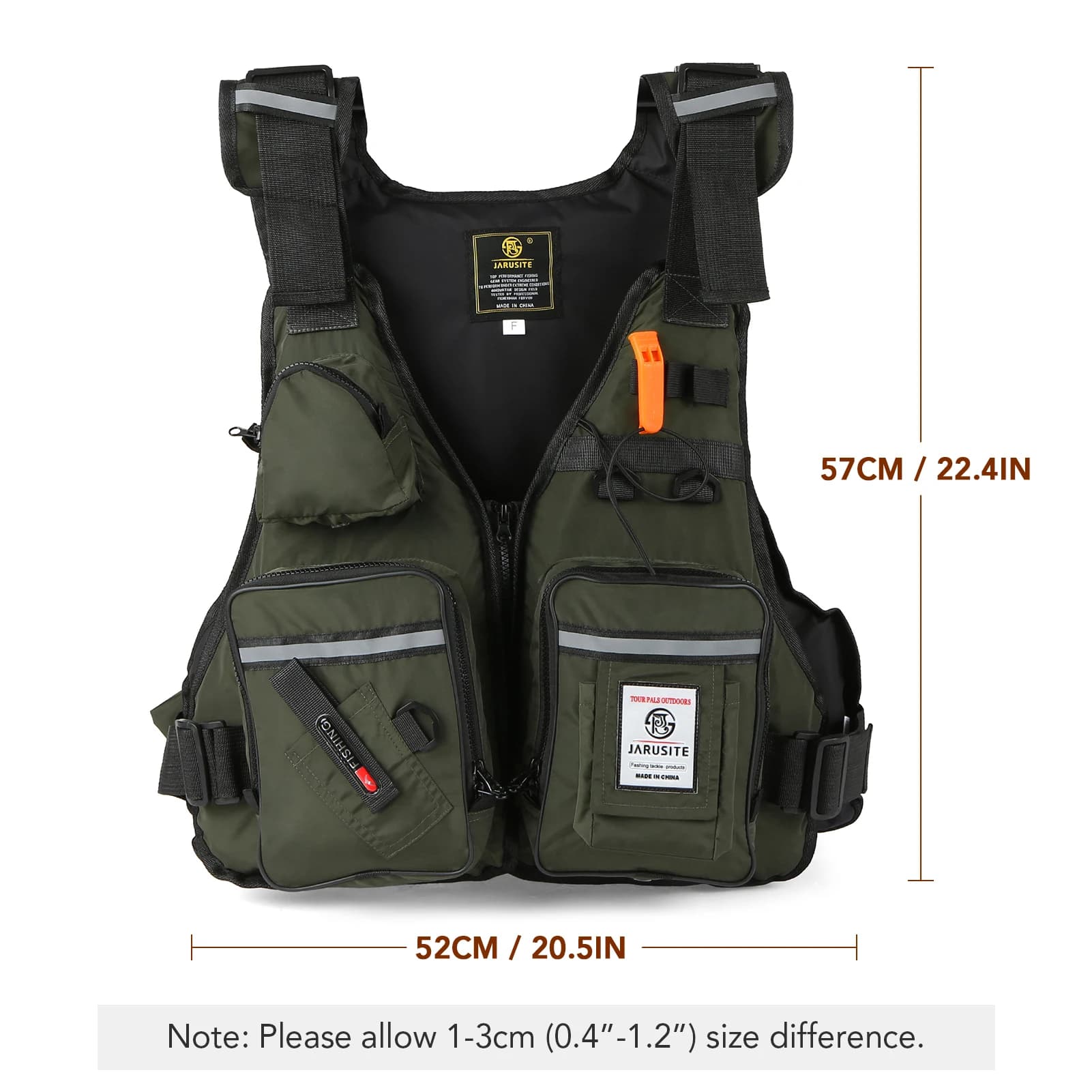 Gilet de sauvetage professionnel pêche mer 2023 - Veste flottante étanche réglable avec poches multiples