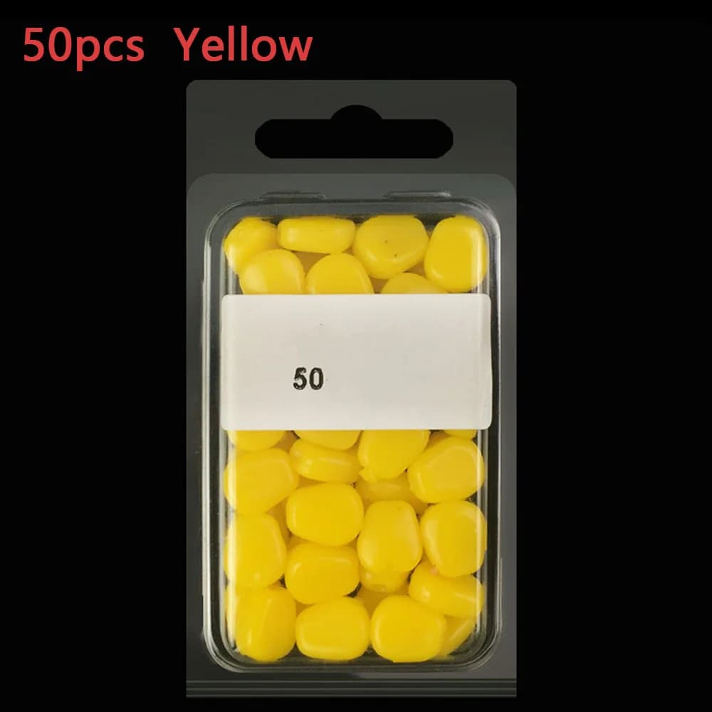 Leurres souples maïs artificiel 50-125 pièces odeur maïs pour pêche carpe crucian accessoires