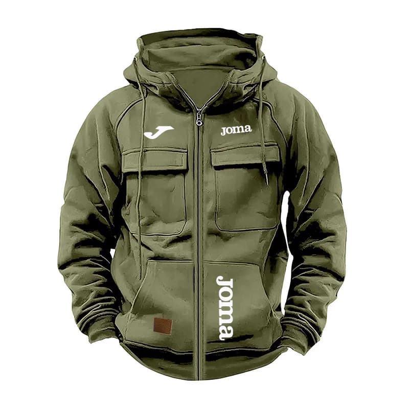 Veste pêche polaire homme Joma - Vêtement chaud avec multiples poches pour pêche hivernale