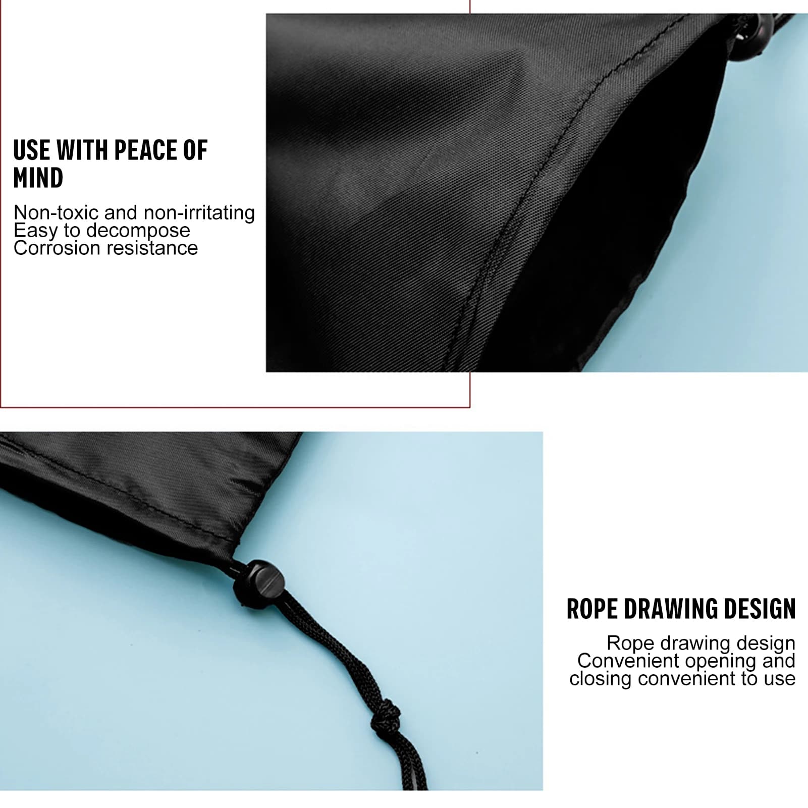 Sac étanche à cordon pour chaussures et sous-vêtements - Sac de voyage sport multifonction en nylon