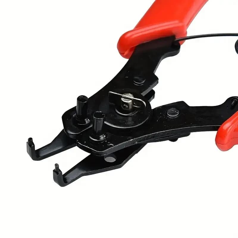 Jeu de pinces circlips 4 en 1 multifonction - Outils main pour anneaux élastiques et clips de retenue