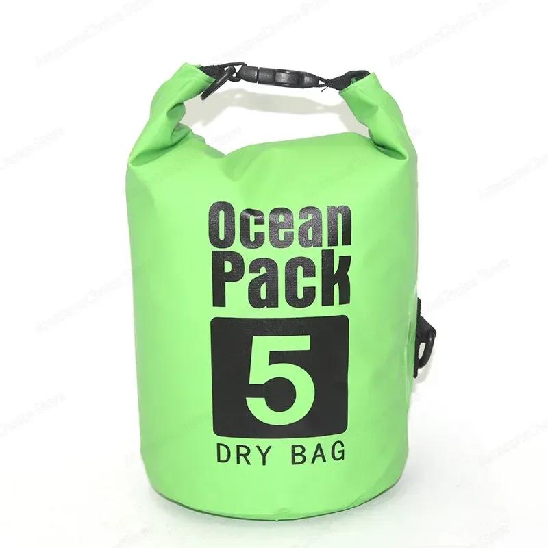 Sac étanche pliable 2L à 15L - Sac flottant pour kayak, rafting, plage et trekking
