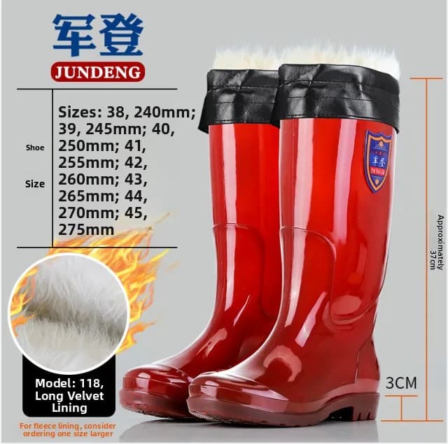 Chaussures aquatiques homme tube haut couleur thé antidérapantes chaudes séchage rapide pêche