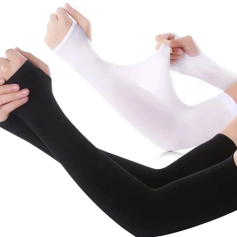 Manchons bras protection UV sport été pêche course vélo couverture mains rafraîchissante