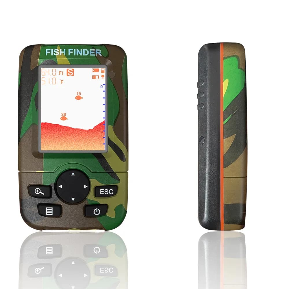 Sonar sans fil portable 100m avec écran LCD pour localiser les poissons en pêche sur glace