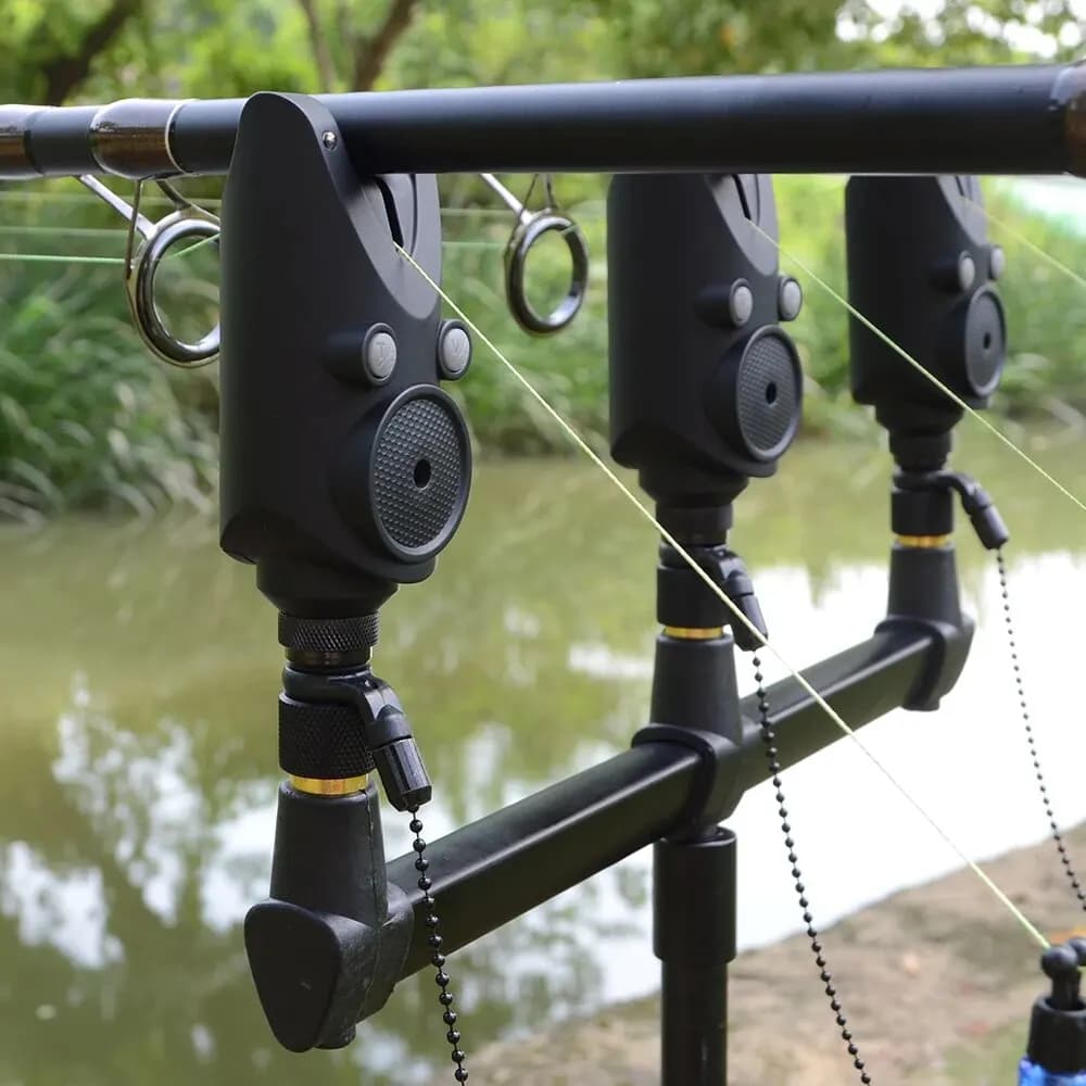Hirisi S6 Kit d'Alarme de Touche Carpe Sans Fil Étanche - Détecteur Prise Accessoires Pêche Professionnelle