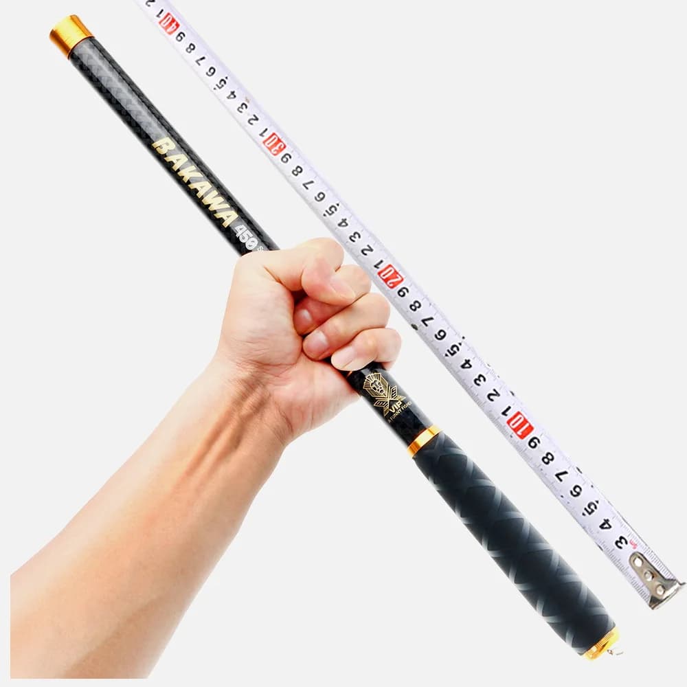Canne télescopique feeder carpe 3.6m 7.2m carbone voyage pêche eau douce stream fishing - BAKAWA