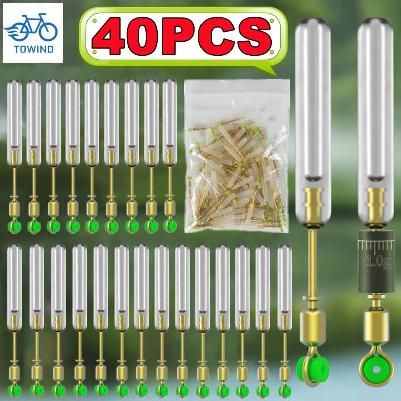 40-10PCS Supports Flotteur Anti-Nœud Silicone - Connecteurs Ligne Pêche - Accessoires Pêche Rotation Swivels