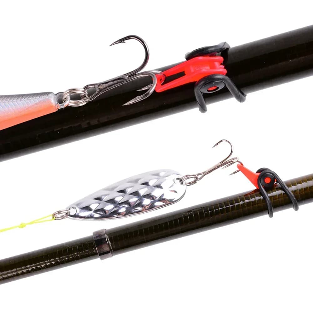 10 anneaux en silicone pour canne à pêche - Maintenant vos leurres et hameçons en sécurité
