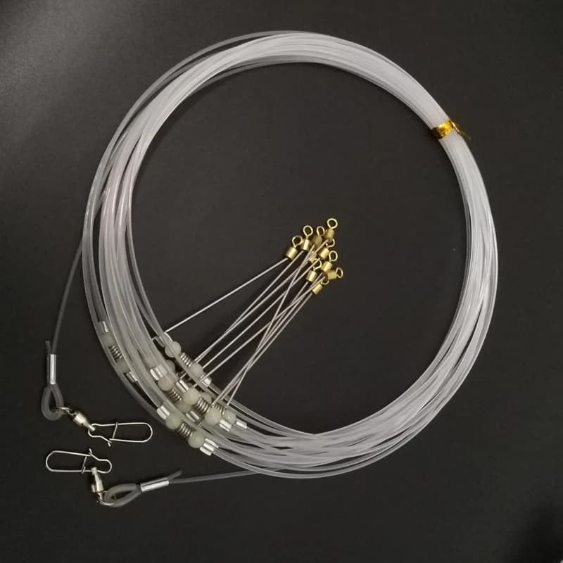Ensemble de pêche en mer avec hameçons tandem et ligne de fond pour bateau et pêche