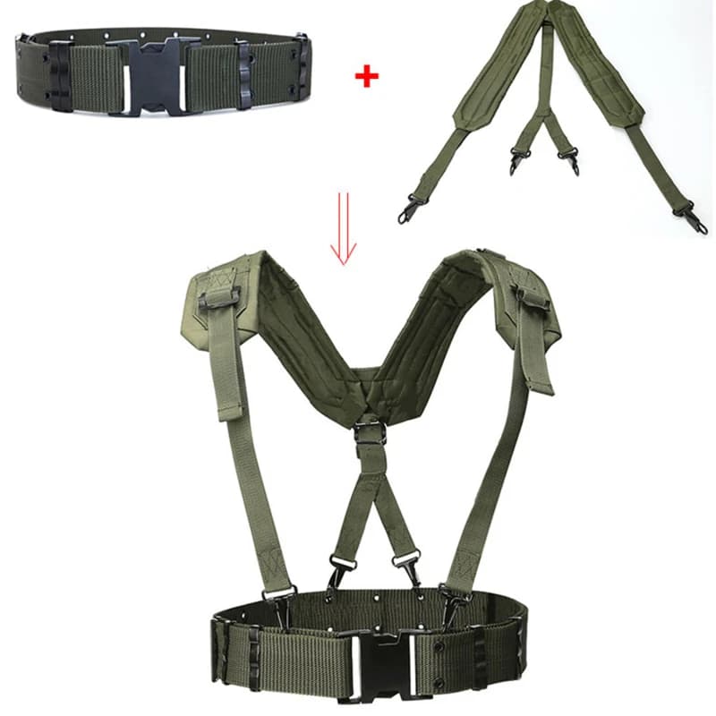 Ceinture tactique militaire Outdoor pour fans d'armée et pêcheurs aventuriers