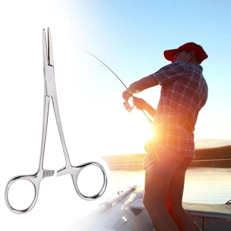 Pince hémostatique outil main 12.5-18cm pour décrocher poissons et soins matériel pêche