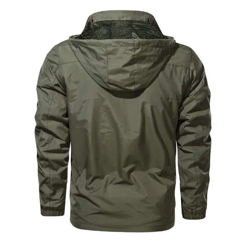 Parka homme grande taille anti-vent imperméable pour pêche printemps-automne sportive